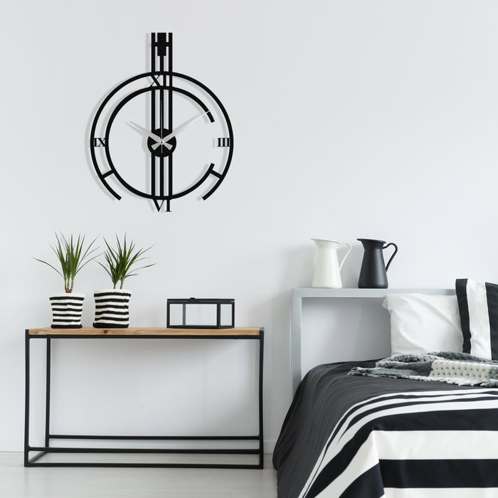 Wallity Dalmacyali Accesorio de Pared Metálico Negro